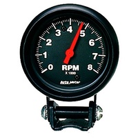 Auto Meter Z-Series Mini Tachometer 2-5/8" Pedestal Mount 0-8,000 rpm AU2892
