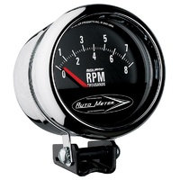 Auto Meter Traditional Chrome Tachometer 3-3/4" Pedestal Mount 0-8,000 rpm
