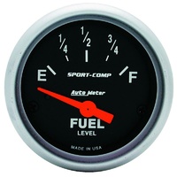 Auto Meter Sport-Comp Series Fuel Level Gauge 2-1/16" Electric 0-30 ohms AU3317