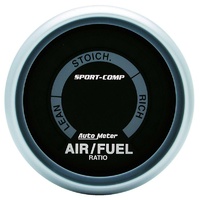 Auto Meter Sport-Comp Series Air/Fuel Ratio Gauge 2-1/16" Narrowband Lean-Rich