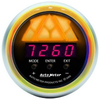 Auto Meter Level 1 Sport-Comp Digital Pro Shift Light Gauge In-Dash/Pod Mount