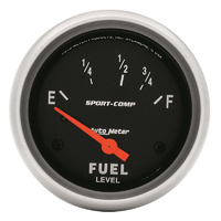 Auto Meter Sport-Comp Series Fuel Level Gauge 2-5/8" for Ford 73-8-12 ohms