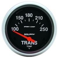 Auto Meter Sport-Comp Series Transmission Temperature Gauge 2-5/8" 100-250°F