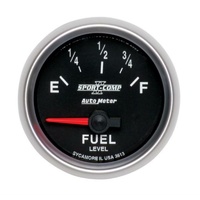 Auto Meter Sport-Comp II Fuel Level Gauge 2-1/16" Short Sweep GM 0-90 ohms