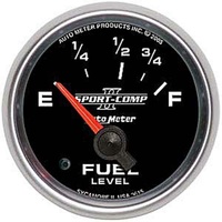 Auto Meter Sport-Comp II Fuel Level Gauge 2-1/16" for Ford & Chrysler 73-10 ohms