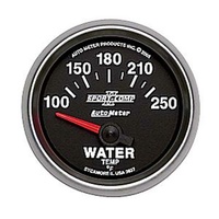 Auto Meter Sport-Comp II Water Temperature Gauge 2-1/16" Electric 100-250°F