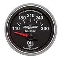 Auto Meter Sport-Comp II Oil Temperature Gauge 2-1/16" Electric 140-300°F