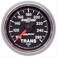 Auto Meter Sport-Comp II Transmission Temperature Gauge 2-1/16" Full Sweep Electric 100-260°F AU3657