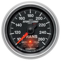 Auto Meter Sport-Comp II Transmission Temperature Gauge 2-1/16" 100-260°F AU3658