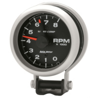 Auto Meter Sport-Comp Series Tachometer 3-3/4" Pedestal Mount 0-8,000 rpm AU3780