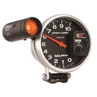 Auto Meter Sport-Comp Series Playback Tachometer 5" Pedestal Mount 0-10,000 rpm