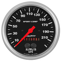 Auto Meter Sport-Comp GPS Speedometer5" In-Dash Metric 0-225 kph AU3983-M