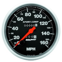 Auto Meter Sport-Comp Series Speedometer 5" In-Dash Mechanical 0-160 mph AU3995