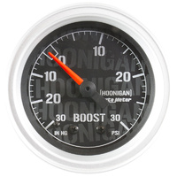 Auto Meter Ken Block Hoonigan Series Boost/Vacuum Gauge 2-1/16" 30 psi