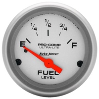 Auto Meter Ultra-Lite Series Fuel Level Gauge 2-1/16" Short Sweep GM 0-30 ohms