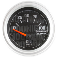 Auto Meter Ken Block Hoonigan Series Oil Pressure Gauge 2-1/16" 0-100 psi