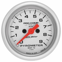 Auto Meter Ultra-Lite Series Pyrometer Gauge 2-1/16" Electric 0-900°C AU4344-M
