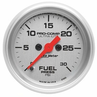 Auto Meter Ultra-Lite Series Fuel Pressure Gauge 2-1/16" Electric 0-30psi AU4360