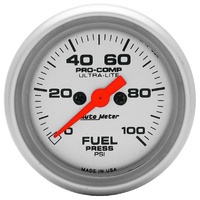 Auto Meter gauge Ultra-Lite 2-1/16" Fuel Pressure AU4363