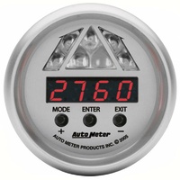 Auto Meter Level 1 Ultra-Lite Digital Pro Shift Light Gauge Silver AU4387