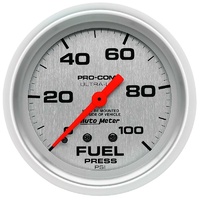 Auto Meter Ultra-Lite Series Fuel Pressure Gauge 2-5/8" Mechanical 0-100 psi