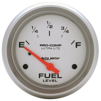 Auto Meter Ultra-Lite Series Fuel Level Gauge 2-5/8" Electric GM 0-30 ohms