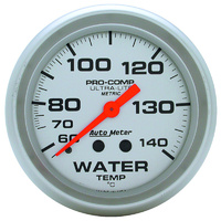 Auto Meter Ultra-Lite Series Water Temperature Gauge 2-5/8" Mechanical 60-140°C