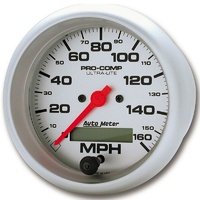 Auto Meter Ultra-Lite Series Speedometer 3-3/8" In-Dash Programmable 0-160 mph