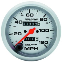 Auto Meter Ultra-Lite Series Speedometer 3-3/8" In-Dash Mechanical 0-120 mph