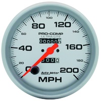 Auto Meter Ultra-Lite Series Speedometer 5" In-Dash Mechanical 0-200 mph AU4496