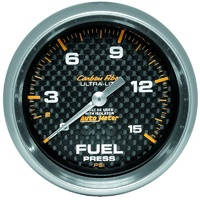 Auto Meter gauge Carbon Fiber 2-5/8" Fuel Pressure AU4813