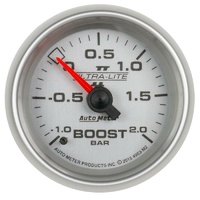 Auto Meter Ultra-Lite II Boost/Vacuum Gauge2-1/16" Mechanical 2.0 Bar AU4903-M2