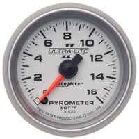 Auto Meter Ultra-Lite II Series Pyrometer Gauge 2-1/16" Electric 0-1600°F AU4944