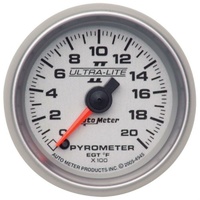 Auto Meter Ultra-Lite II Series Pyrometer Gauge 2-1/16" Electric 0-2000°F AU4945