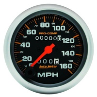 Auto Meter Pro-Comp Series Speedometer 3-3/8" In-Dash Mechanical 0-160mph AU5153