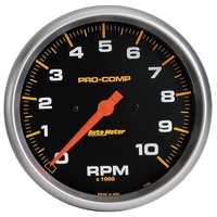 Auto Meter Pro-Comp Series Tachometer 5" In-Dash Electric 0-10,000 rpm AU5160