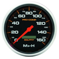 Auto Meter Pro-Comp Series Speedometer 5" In-Dash Programmable 0-160 mph AU5189
