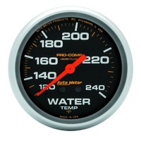 Auto Meter Pro-Comp Water Temperature Gauge 2-5/8" Liquid Filled Mech 120-240°F
