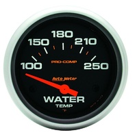 Auto Meter Pro-Comp Water Temperature Gauge 2-5/8" Electric 100-250°F AU5437