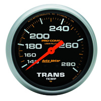 Auto Meter Pro-Comp Transmission Temperature Gauge 2-5/8" Mechanical 140-280°F
