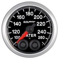Auto Meter Elite Water Temperature Gauge 2-1/16" Warning Function 100-260°F