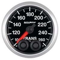 Auto Meter Elite Transmission Temperature Gauge 2-1/16" Warning 100-260°F