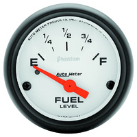 Auto Meter Phantom Series Fuel Level Gauge 2-1/16" Short Sweep 240-33 ohms