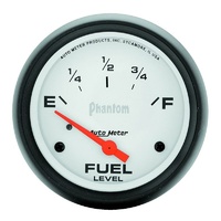 Auto Meter Phantom Series Fuel Level Gauge 2-5/8" Short Sweep 240-33 ohms AU5816
