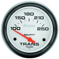 Auto Meter Phantom Transmission Temperature Gauge 2-5/8" Electric 100-250°F
