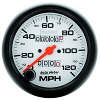 Auto Meter Phantom Series Speedometer 3-3/8" In-Dash Mechanical 0-120 mph AU5892