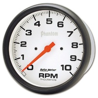 Auto Meter Phantom Series Tachometer 5" In-Dash Electrical 0-10,000 rpm AU5898