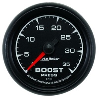 Auto Meter ES Series Boost Gauge 2-1/16" Full Sweep 0-35 psi AU5904