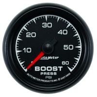 Auto Meter ES Series Boost Gauge 2-1/16" Full Sweep 0-60 psi AU5905