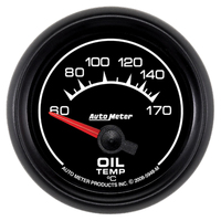 Auto Meter ES Series 2-1/16" Short Sweep Oil Temp Gauge 60-170° C AU5948-M